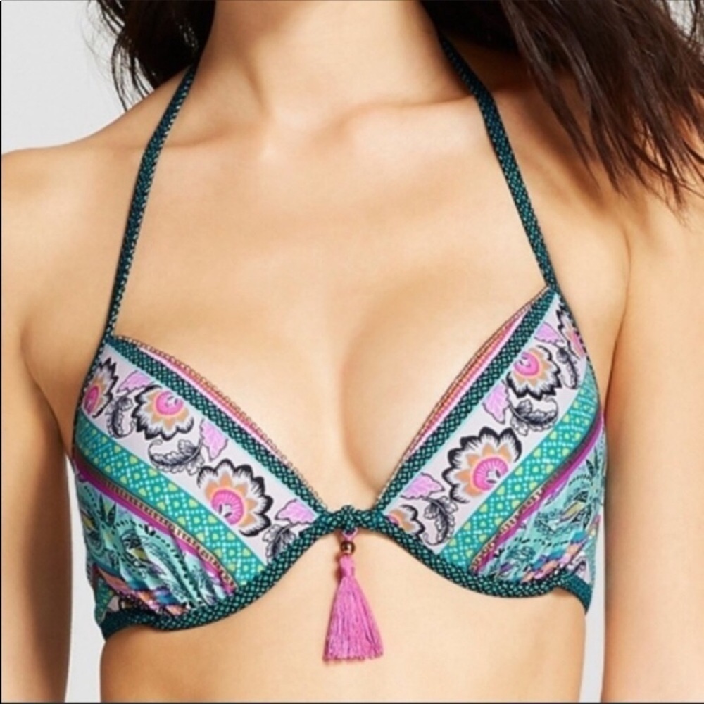 3/$25 🙌🏼 Shade & Shore Boho Tassel Bikini Top 38B